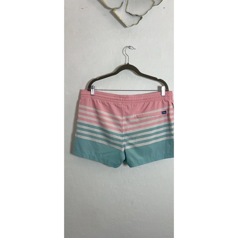Chubbies Men's Swim Trunks Small w/ Liner M Pink Stripes hoochie daddy shorts